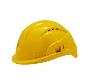 کلاه ایمنی کار در ارتفاع برند پارسیف رنگ زرد